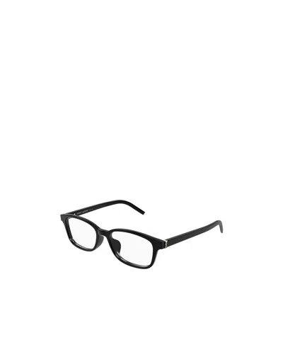 Saint Laurent Full Frame Plain Mirror In Bright Black