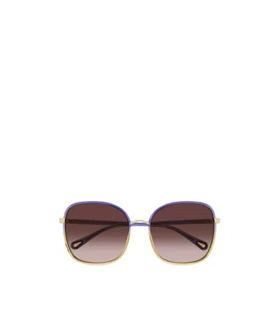 Chloé Full Frame Sunglasses In Red