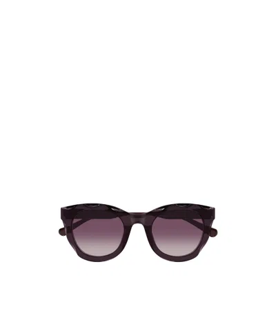 Chloé Cat Eye-frame Sunglasses In Deep Fuchsia