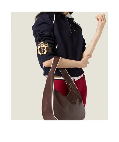 Miu Miu Long Sleeve Zip Up Bomber With Turtle Neck In Black