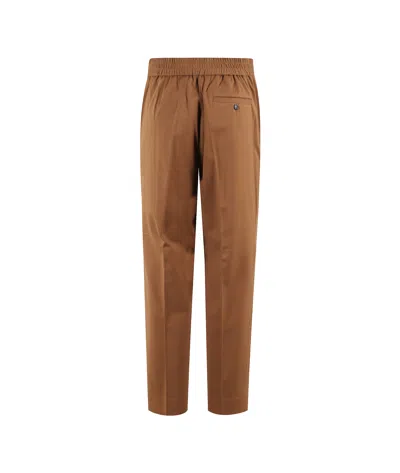 Circolo 1901 Drawstring Casual Pants In Brown