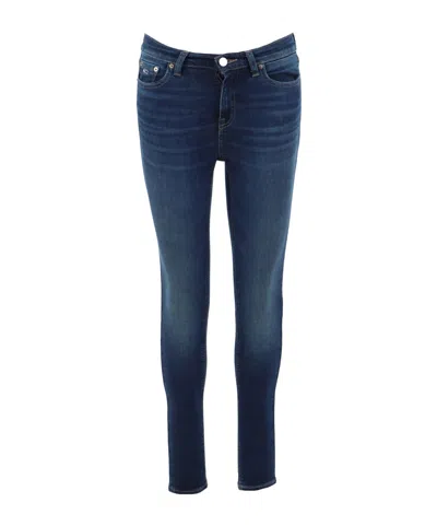 Tommy Hilfiger Belt-loop Jeans In Blue