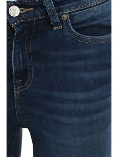 Tommy Hilfiger Belt-loop Jeans In Blue