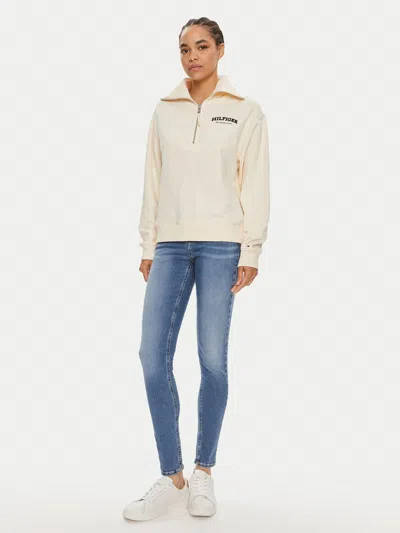 Tommy Hilfiger Belt-loop Casual Pants In Blue