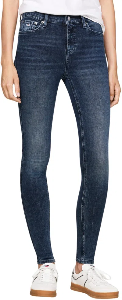 Tommy Hilfiger Belt-loop Jeans In Blue