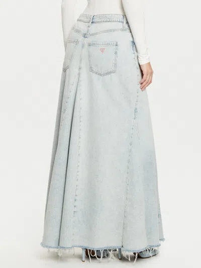 Guess Belt-loop Skirt In Blue