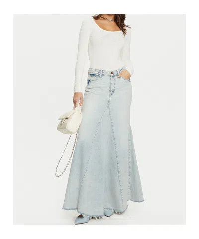 Guess Belt-loop Skirt In Blue