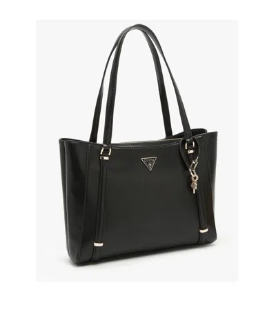 Guess Logo Shoulder Bag In Black