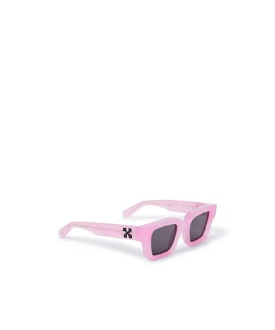 Off-white Rectangular Sunglasses In Pink