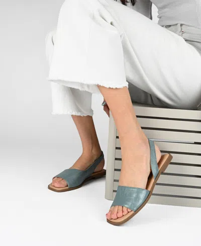 Journee Collection Womens Brinsley Slingback Strap Flat Sandals In Brown