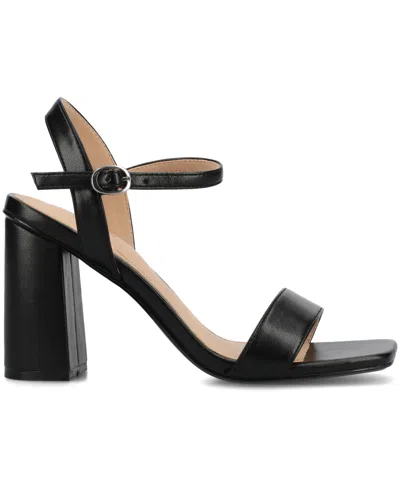 Journee Collection Collection Women's Lirryc Pump In Black Smooth