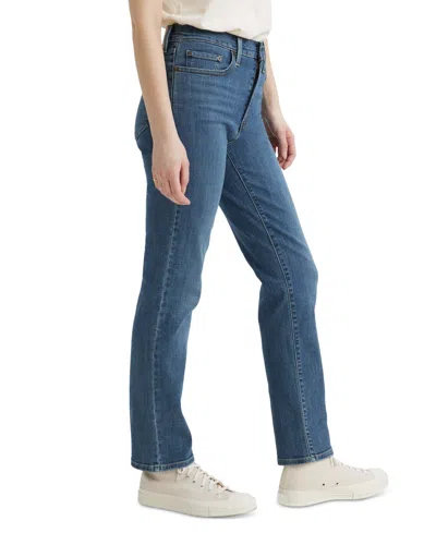 Levi's Women's 724 Straight-leg Jeans In Way Way Back