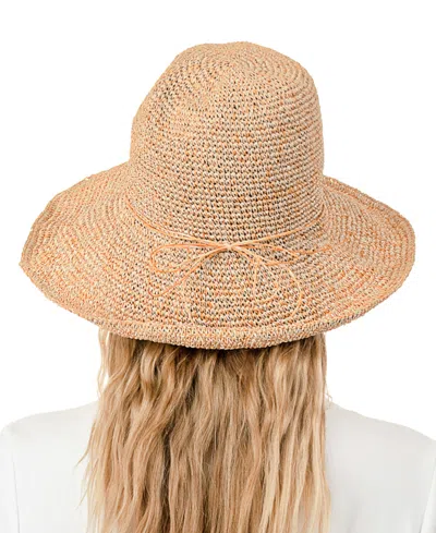 Marcus Adler Packable Straw Bucket Hat In Natural