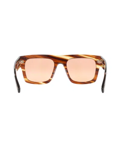 Tom Ford 53mm Fausto Polarized Square Sunglasses In Tortoise Blonde