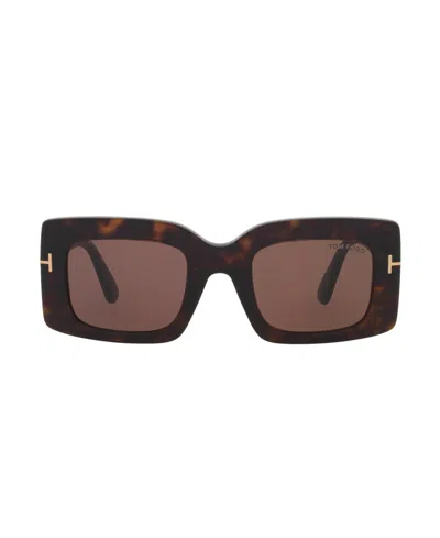 Tom Ford Women's Brigitta Sunglasses, Tr001934 In Tortoise Black