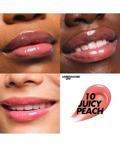 Make Up For Ever Super Boost Moisturizing Plumping Effect Lip Gloss, 0.3 Oz. In 10 - Juicy Peach - Coral