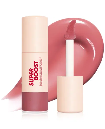 Make Up For Ever Super Boost Moisturizing Plumping Effect Lip Gloss, 0.3 Oz. In 08 - Boundless Berry - Berry Pink