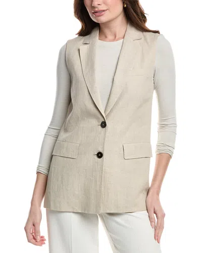 Marella Palk Linen Blazer In Neutral