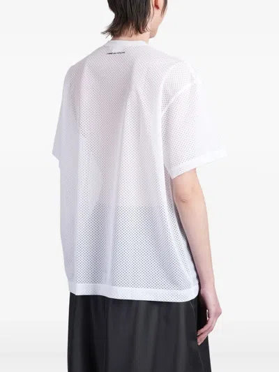 Comme Des Garçons T-shirt In White Polyester In White