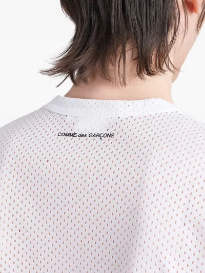 Comme Des Garçons T-shirt In White Polyester In White