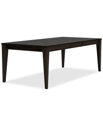 Macy's Mazen Dining Table In Black