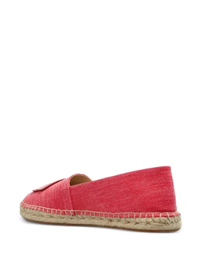 Sophia Webster Butterfly Canvas Espadrilles In Pink