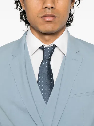 Hugo Boss Single-breasted Suit In Blue