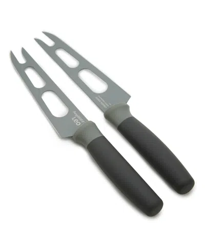 Berghoff Balance 2-piece Cheese Knife Set In Gray