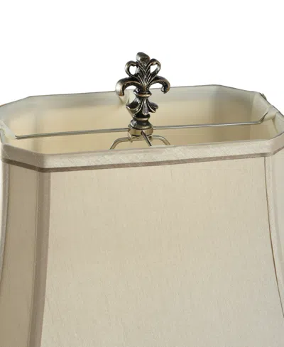 Stylecraft Home Collection 33.5" Dundee Faux Crocodile Poly Table Lamp In Brown