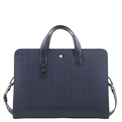 Montblanc Extreme 3.0 Thin Leather Document Case In Blue