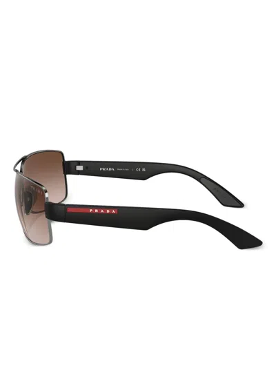 Prada Pilot-frame Sunglasses In Silver