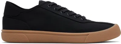 The Row Grosgrain-trimmed Canvas Sneakers In Black