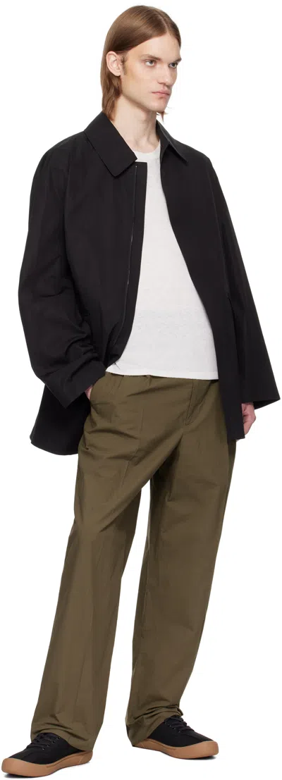 The Row Grosgrain-trimmed Canvas Sneakers In Black