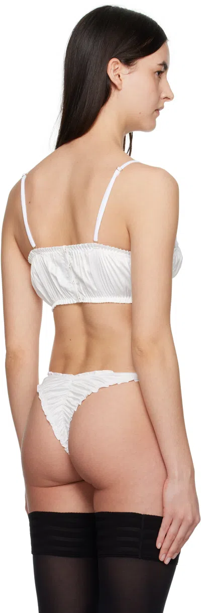 Shadowplay White Alexander Bra In White