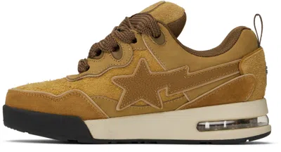 Bape Brown Flip Sta #1 Sneakers In Brown