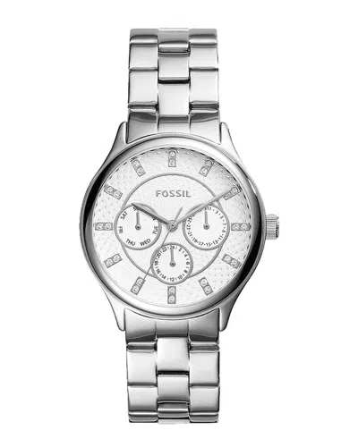 Fossil Women's Modern Sophisticate Silver Dial Watch