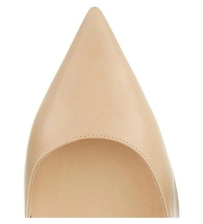 Shop Jimmy Choo Anouk 100 Patent-leather Courts In Patent Leather Nude