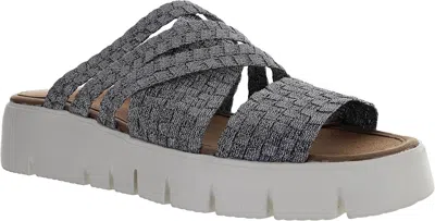 Bernie Mev Fx Kate Sandal Women's Us 10 Gray Memory Foam Platform Slide Khd379 In Grey