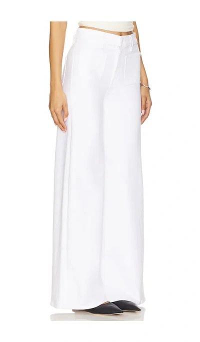 Mother Jeans The Dodger Sneak White