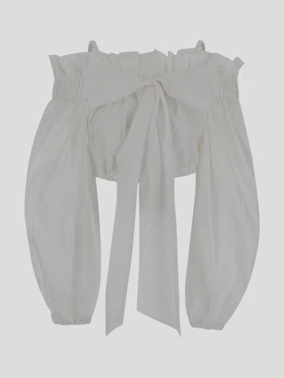 Shop Patou Bustier Top In White