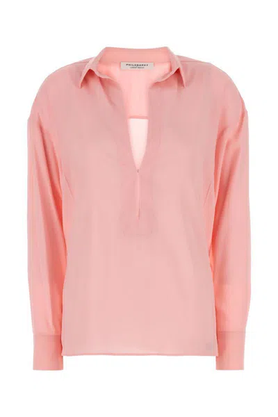 Philosophy Di Lorenzo Serafini Topwear In Pink