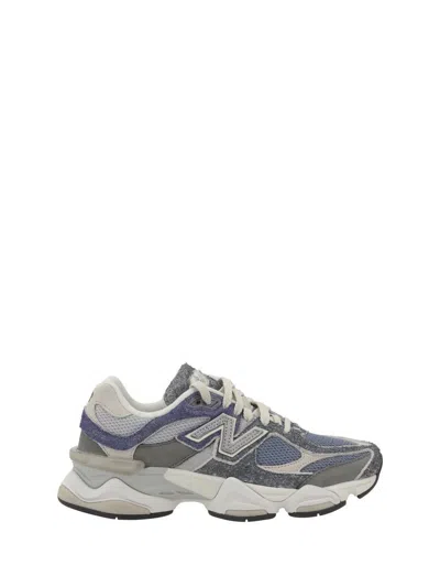 New Balance Mesh Panel Sneakers With Textured Outsole In Multicolour