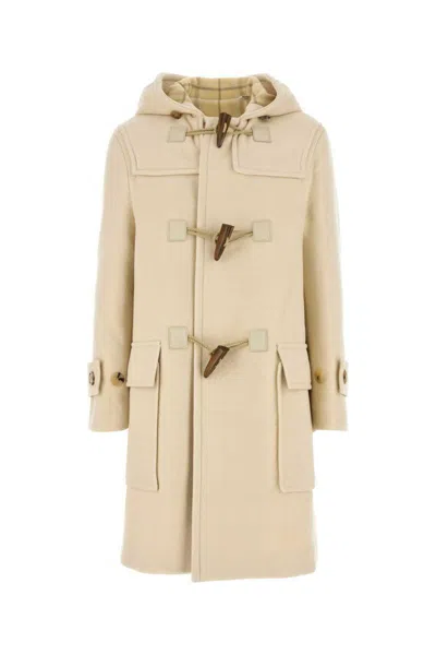 Shop Burberry Coats In Yellow