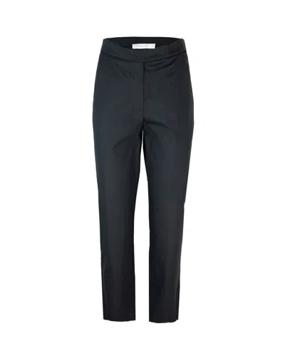 Patrizia Pepe Pleated Zipper Casual Pants In Black
