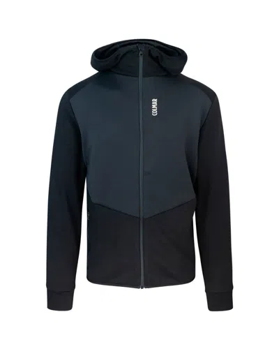 Colmar Felpa Stretch Full-zip Con Cappuccio In Black