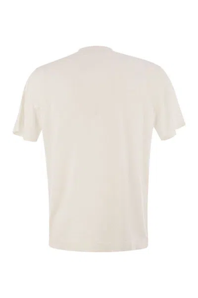Fedeli Linen T-shirt In White
