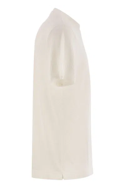 Fedeli Linen T-shirt In White
