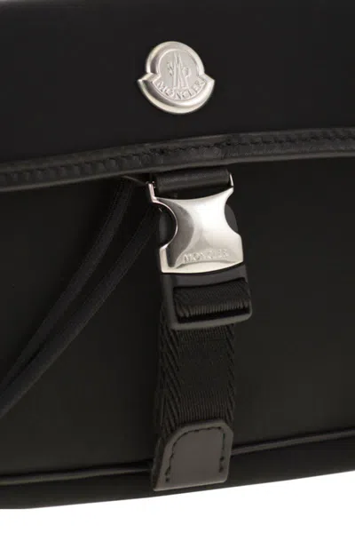 Shop Moncler New Trick - Water-repellent Shoulder Bag In Black