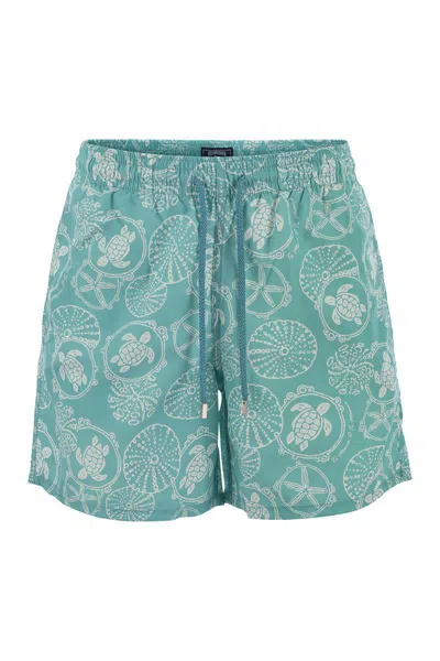 Vilebrequin Moorea Oursins Bicolores Swimsuit In Blue