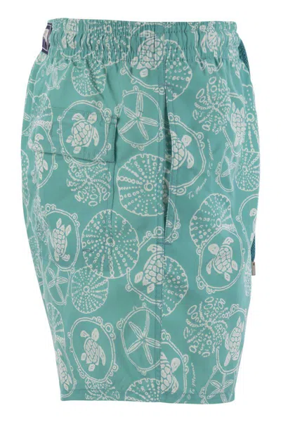 Vilebrequin Moorea Oursins Bicolores Swimsuit In Blue